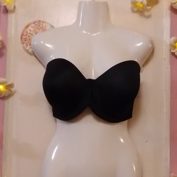 Vanity Fair (44C) Beauty Back Strapless Full Figure Underwire Bra 74380 - Picture 1 of 7